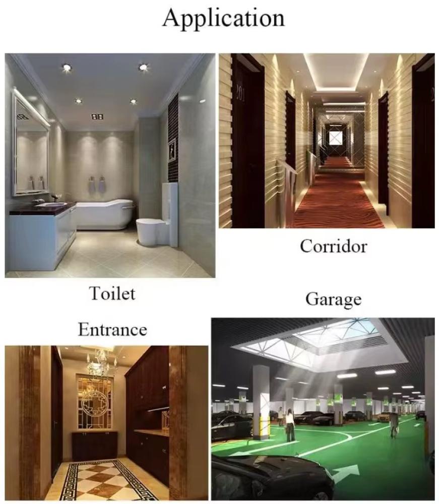 تطبيقات مستشعر الحركة السقفي في الغرف والممرات Ceiling occupancy senso