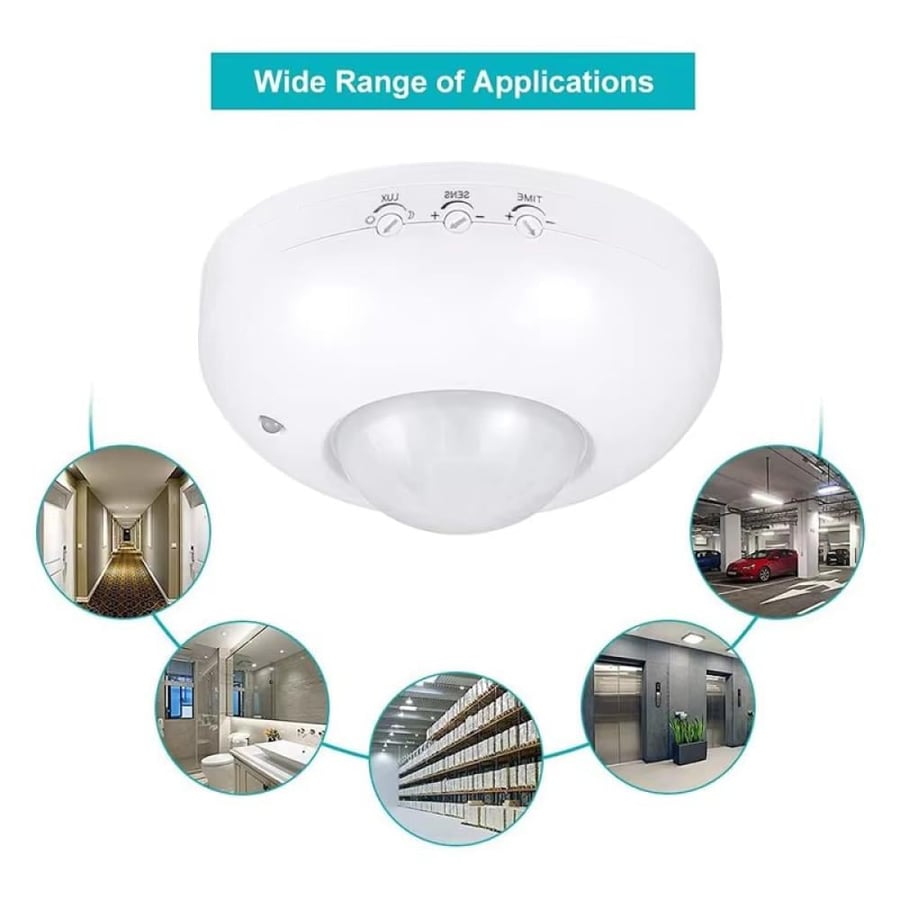 مستشعر حركة سقفي لمواقف السيارات والممرات Ceiling PIR motion sensor fo