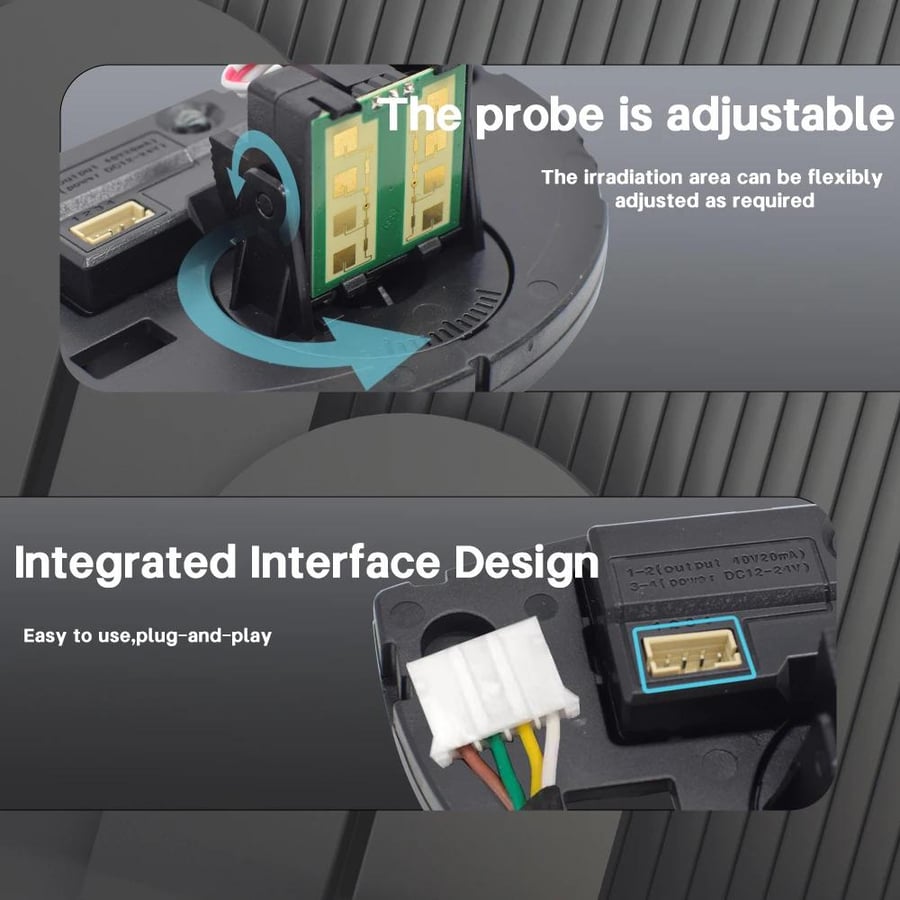 لوحة المسبار ومؤشر التشغيل ومقبس التوصيل Sensor circuit board LED indi
