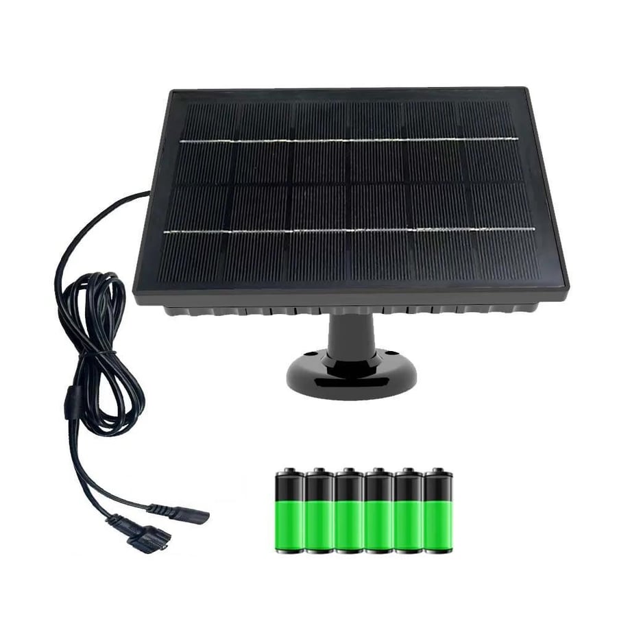 لوح الطاقة الشمسية الخارجي مع حزمة بطاريات 18650  Outdoor solar panel