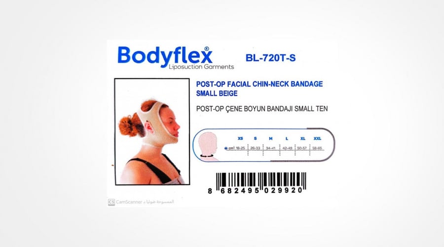 Face and neck lifting mask after liposuction procedures BL-720