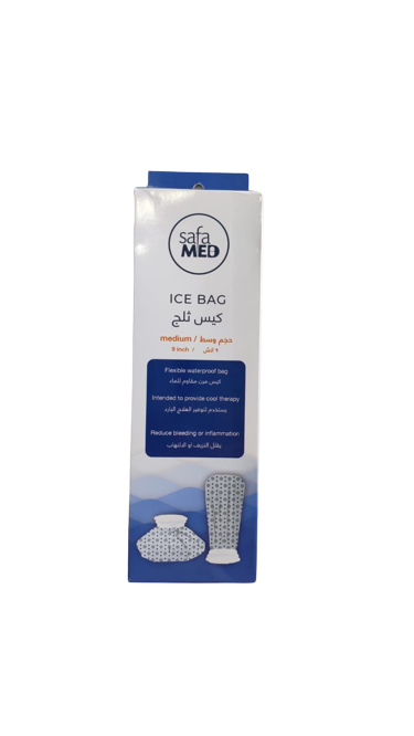 Ice bag in the middle of Safa Med