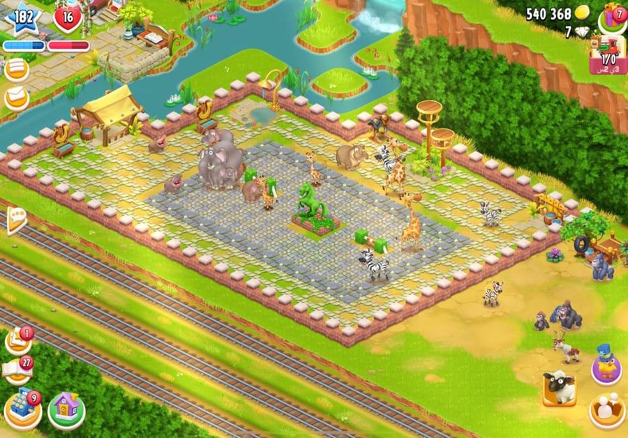 Personal farm level 182 High Day