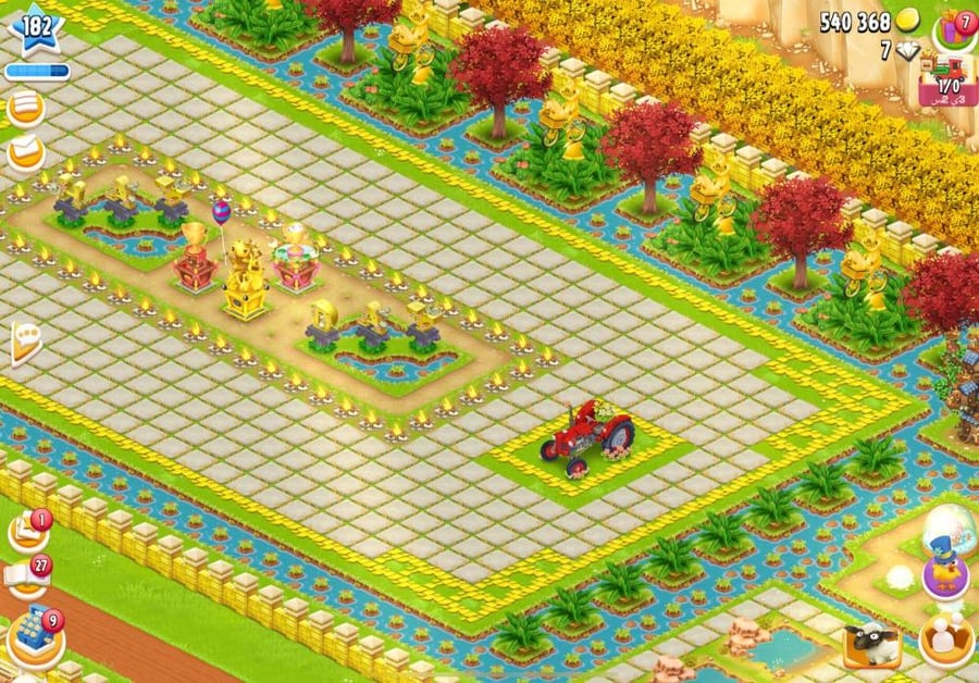 Personal farm level 182 High Day