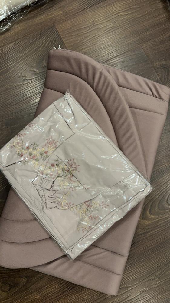 Prayer set + carpet with cover, red, with ribbon