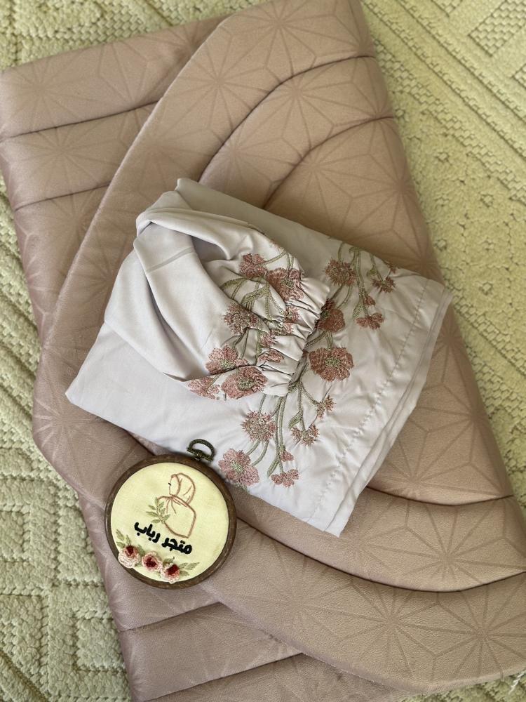 Prayer set + carpet with cover, red, with ribbon