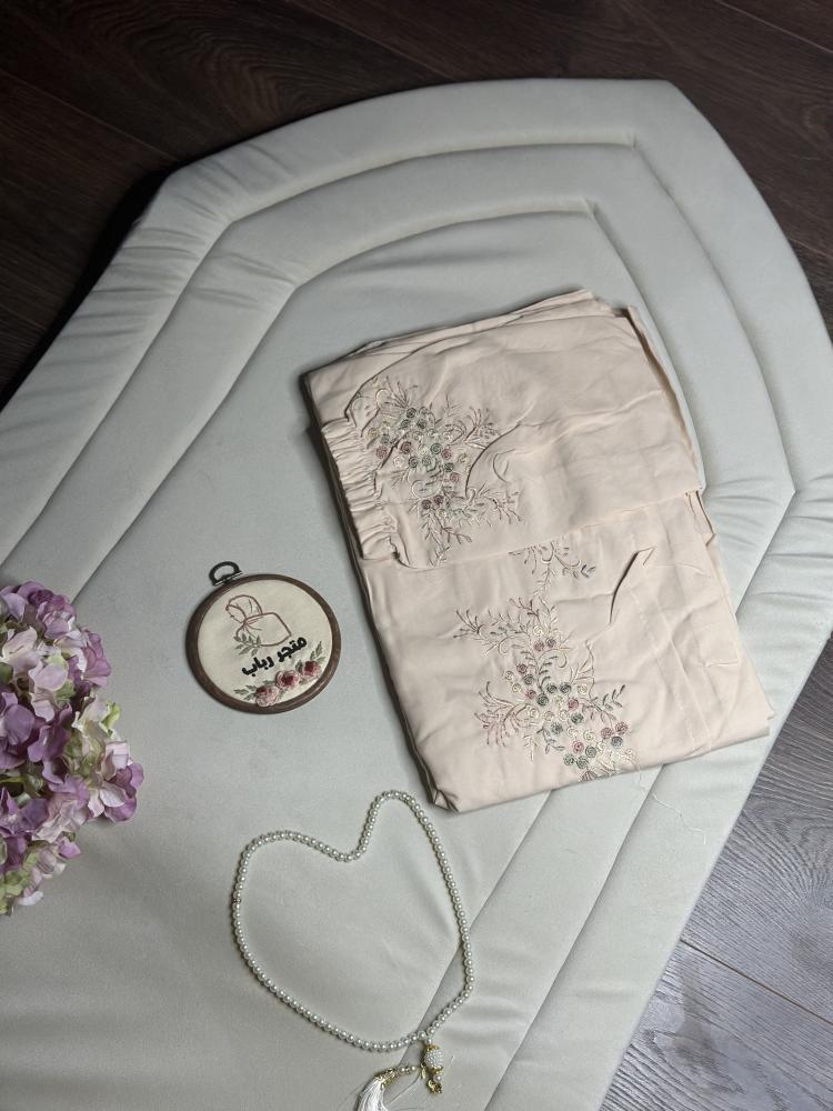 Prayer set + carpet with cover, red, with ribbon