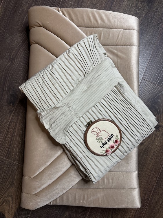 طقم صلاة + سجاد مع شرشف  مرد ( ربطة)