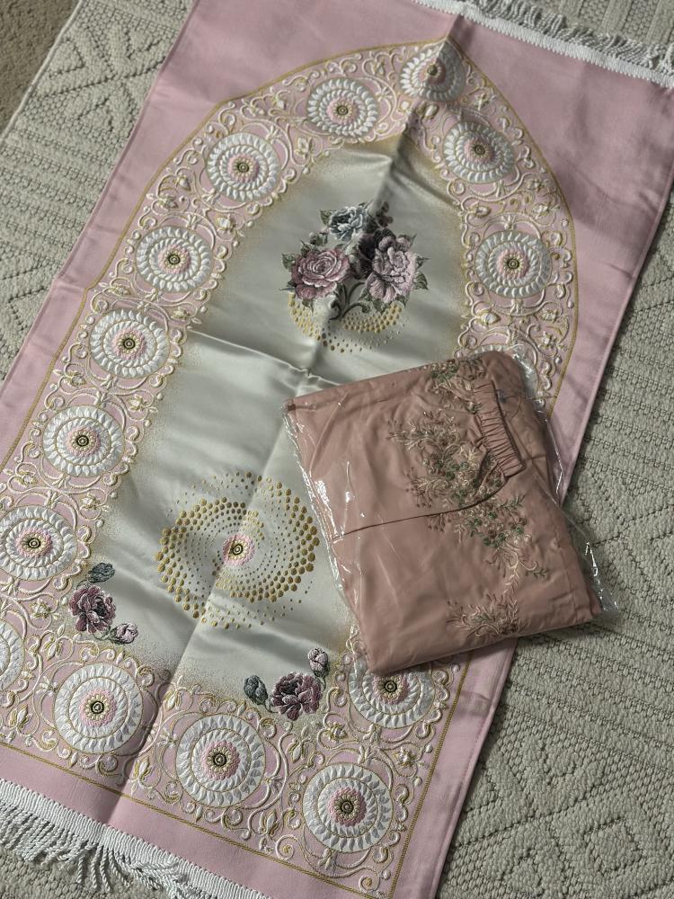 Luxury Turkish prayer set with a tie strap
