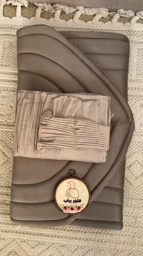 Prayer set + carpet with cover, red, with ribbon