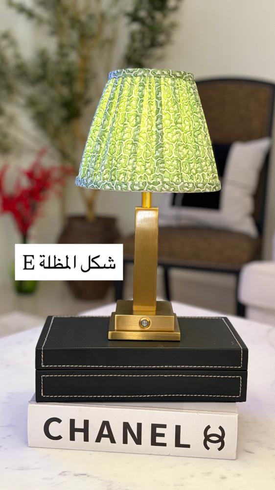 ابجورة طاولات ذهبي مطفي بطول 33سم