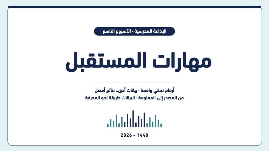إذاعة الأسبوع التاسع «مهارات المستقبل» – الصفوف العليا