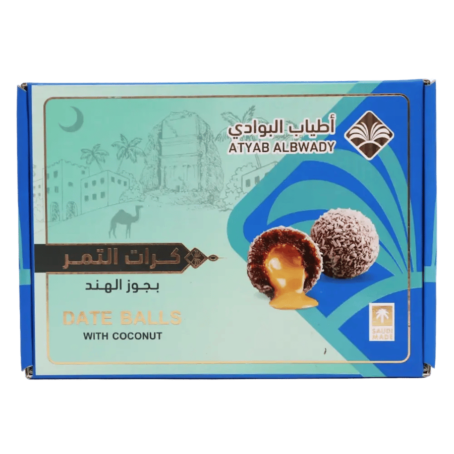 كرات التمر بجوز الهند – 500 جم | أطياب البوادي