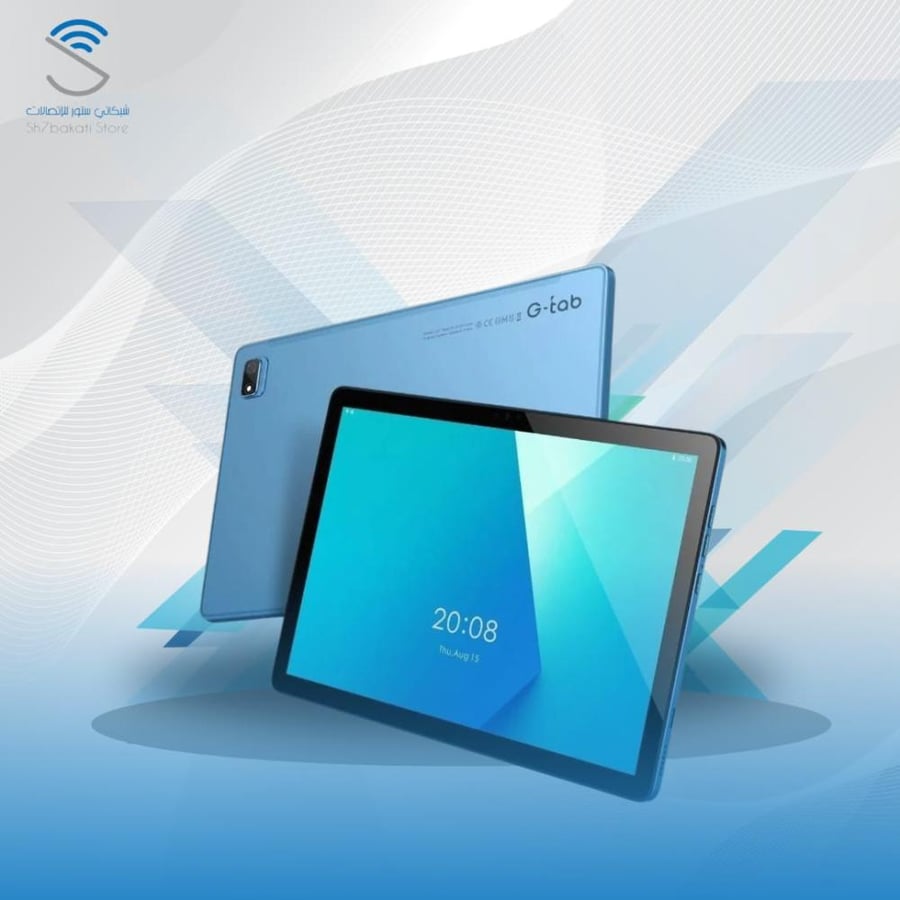 جي تاب , G-tab C30 جهاز لوحي بشاشة IPS 10.1 ,معالج ثماني , ذاكرة داخلية 128 + رام 14 , شريحتين 4جي , واي فاي 5جي