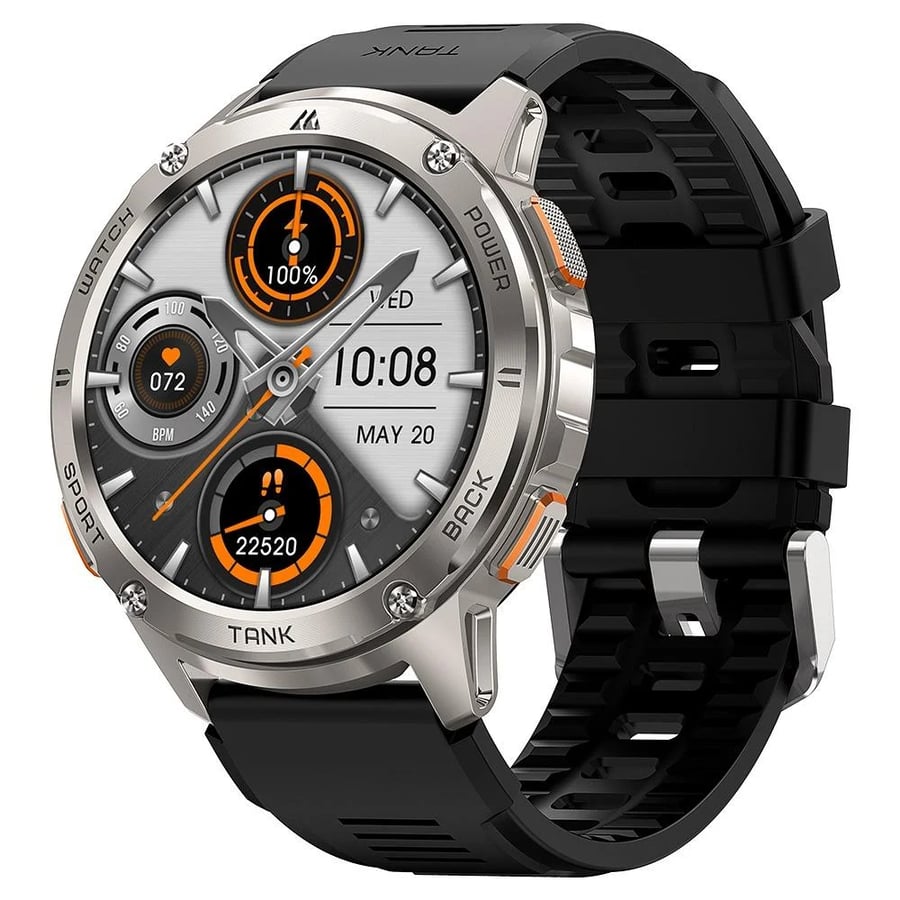 ساعة Kospet Tank T3 الذكية بشاشة AMOLED متينة مقاومة للكسر والماء