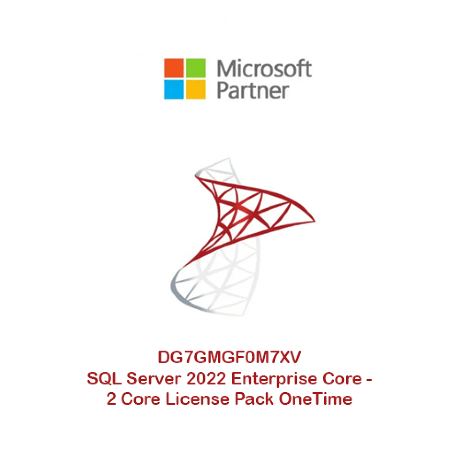 DG7GMGF0M7XV SQL Server 2022 Enterprise Core - 2 Core License Pack OneTime