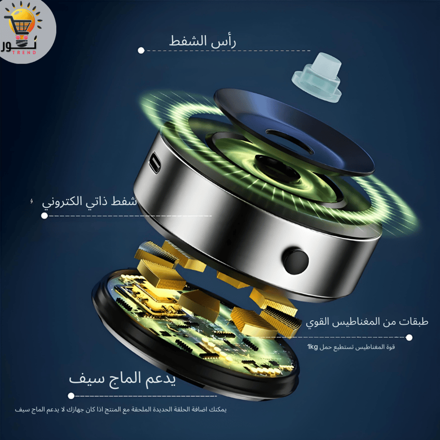 حامل جوال مغناطيسي ماج سيف متعدد الاستعمالات من شركة موج ماكس