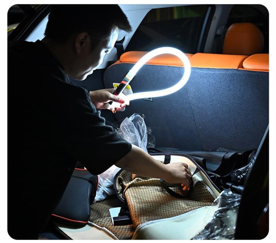 مصباح عمل LED مرن وقابل للانحناء (Flexible LED Work Light / Flashlight Stick