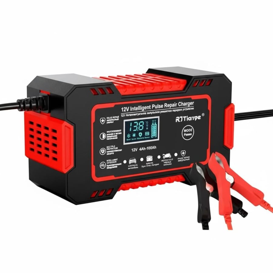 شاحن البطاريات الذكي 12V 10A - إصلاح ونبض سريع
