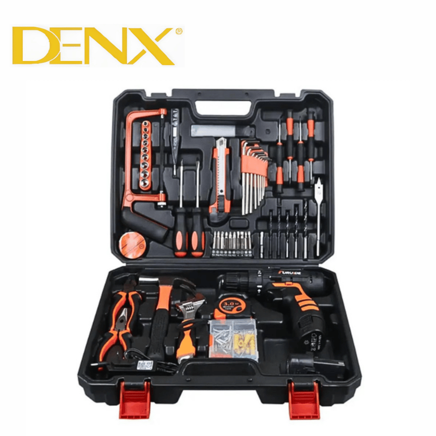 حقيبة ادوات - عدة متكاملة من دينكس دريل وادوات DENX موديل DX1778 ماركة DENX