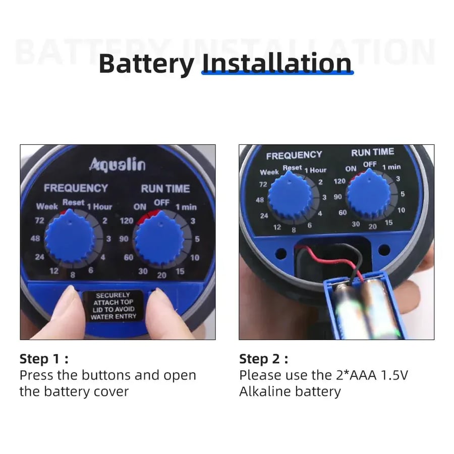 مؤقت الري الإلكتروني الأوتوماتيكي (Electronic Water Timer / تايمر ري)