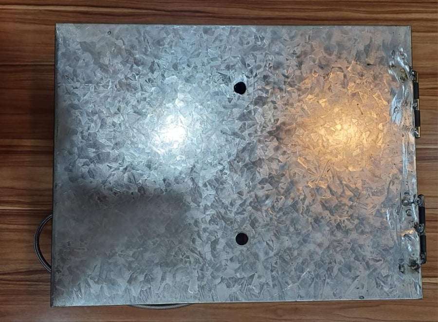 موقد غاز حديدي مفرد قابل للطي للطهي والتسخين مقاس 40*30*10 مع جراب