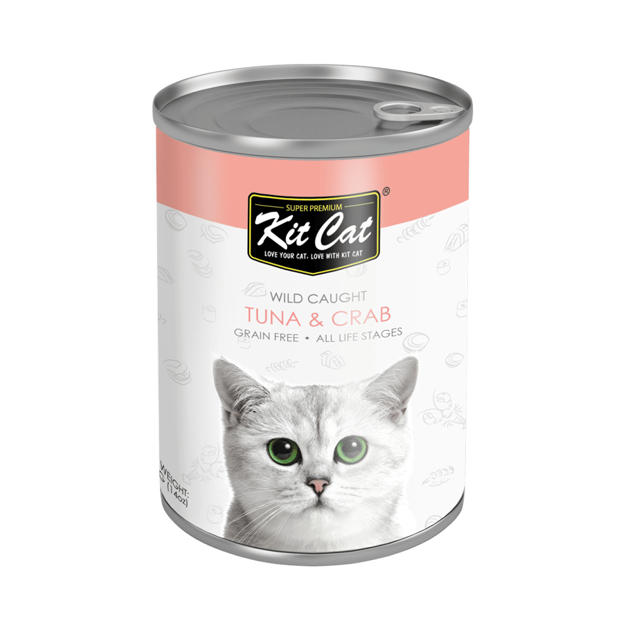 معلبات سمك التونا و السلطعون 400g من شركة KitCat