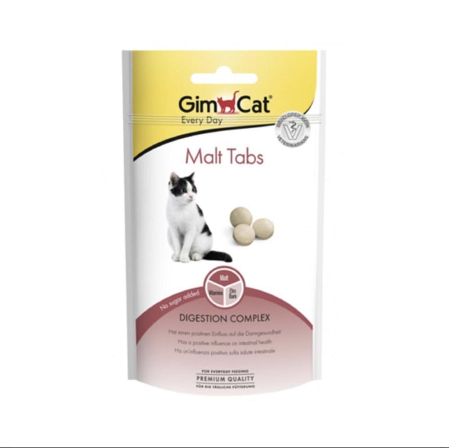 أقراص مكافأة بالشعير للتحكم في كرات الشعر من شركة GimCat