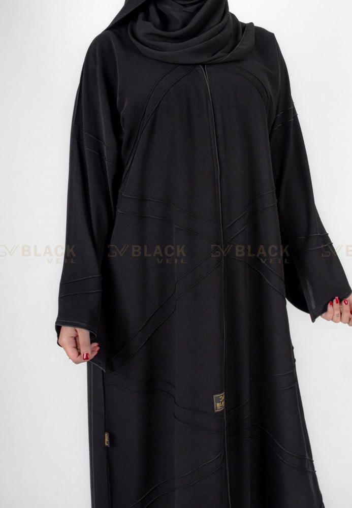 عباية كتف بأكمام فرنسية