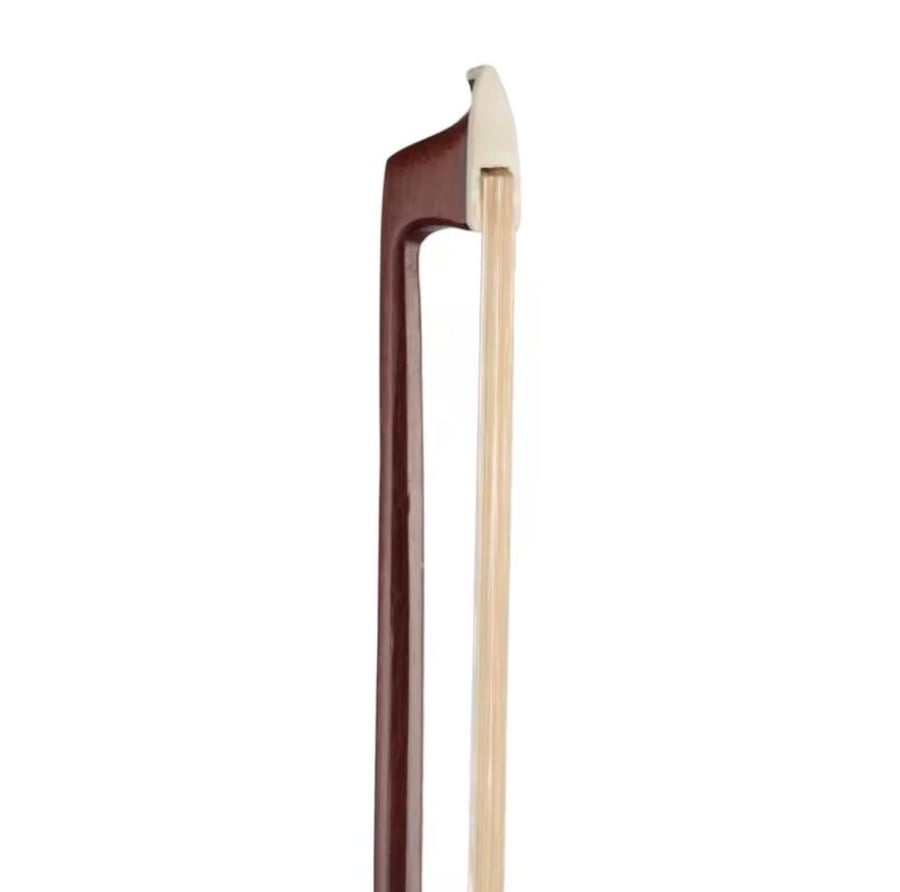 An elegant bow-shaped piece made of Pernambuco wood