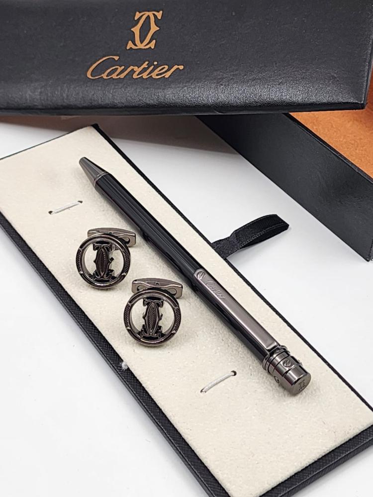 Pen with Cartier cufflink