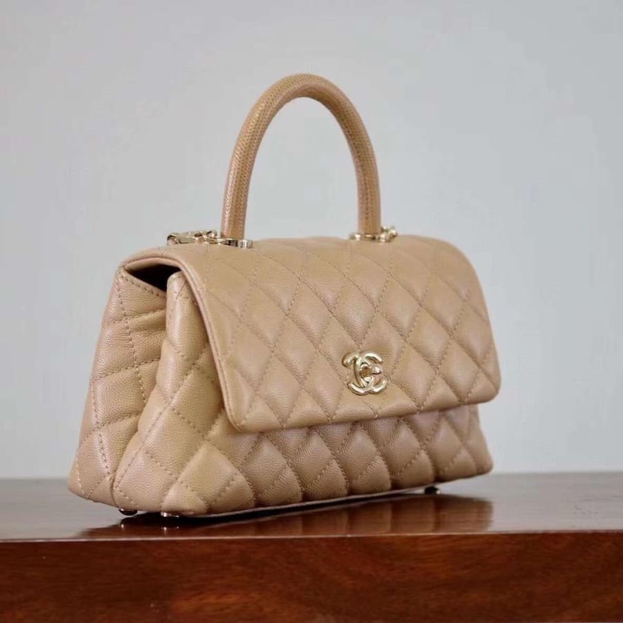Chanel bag with the brand box
