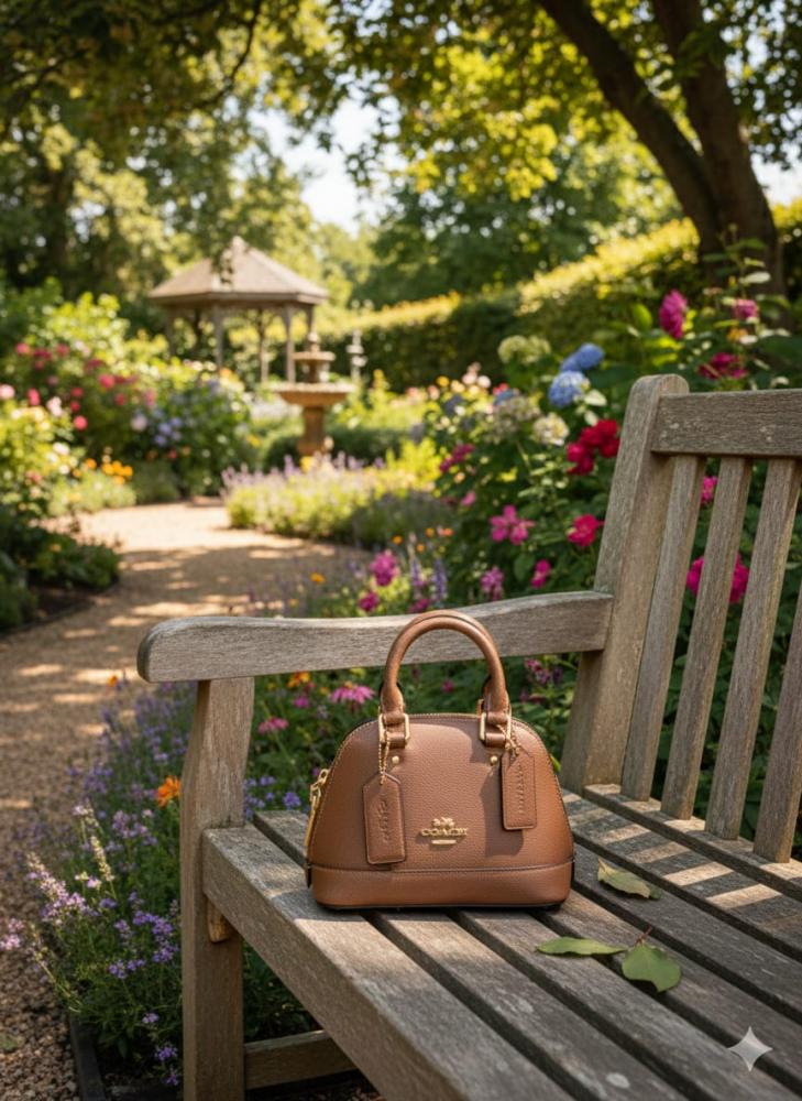 Mini Coach bags with the brand box