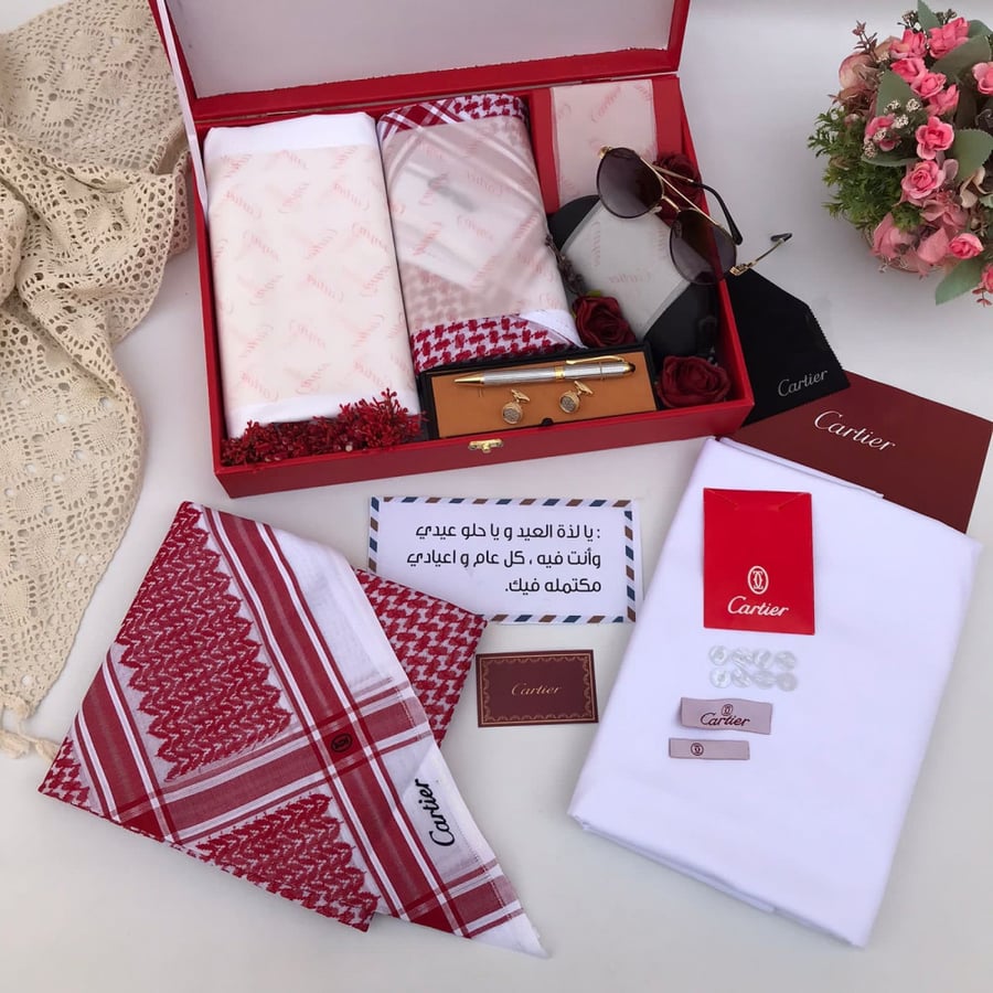طقم رجالي ‍♂️ قماش  كارتير صيفي