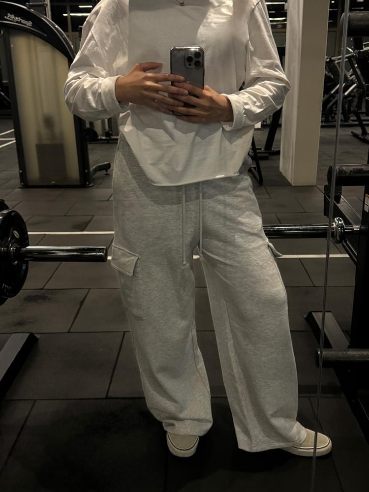Light grey pants (L)