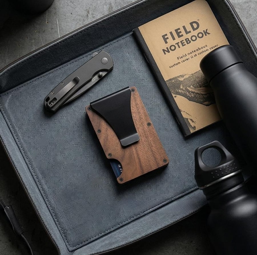 Walnut wallet
