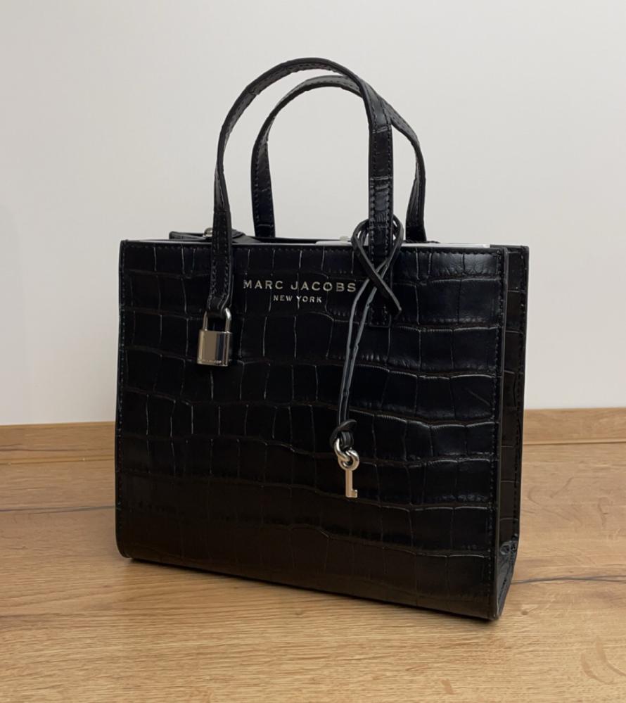 Marc Jacobs croc leather Black