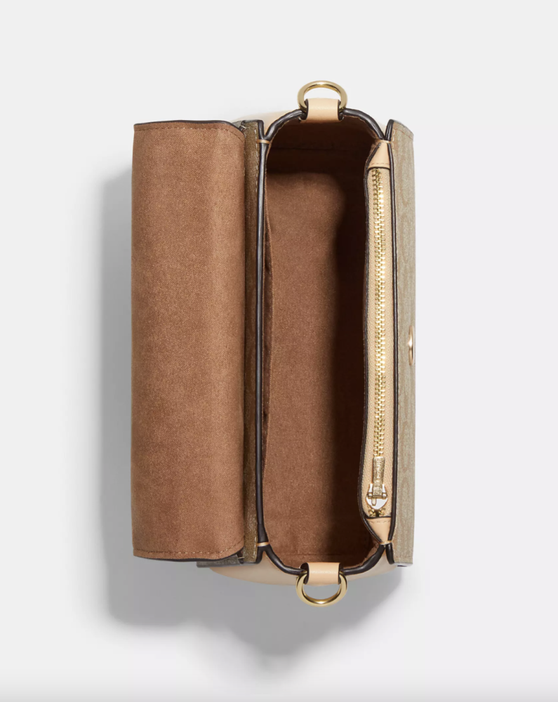 Coach Morgan Top Handle Satchel In Blocked Signature Canvas