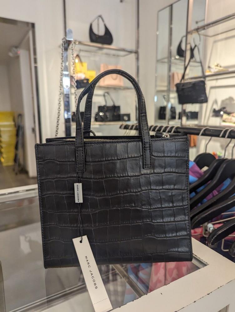Marc Jacobs croc leather Black