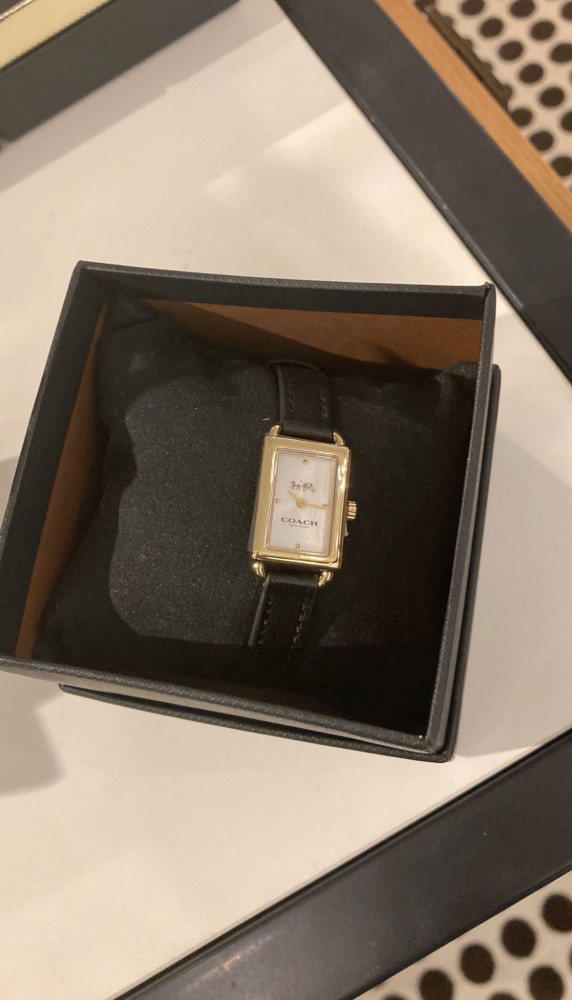 Coach watch gold and black