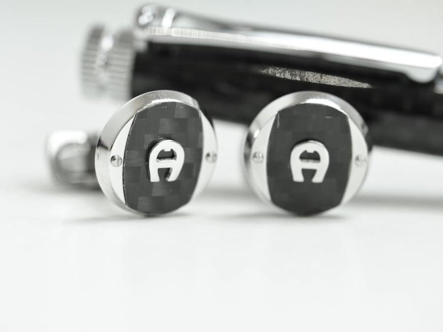 Aigner Pen set box with silver cufflink