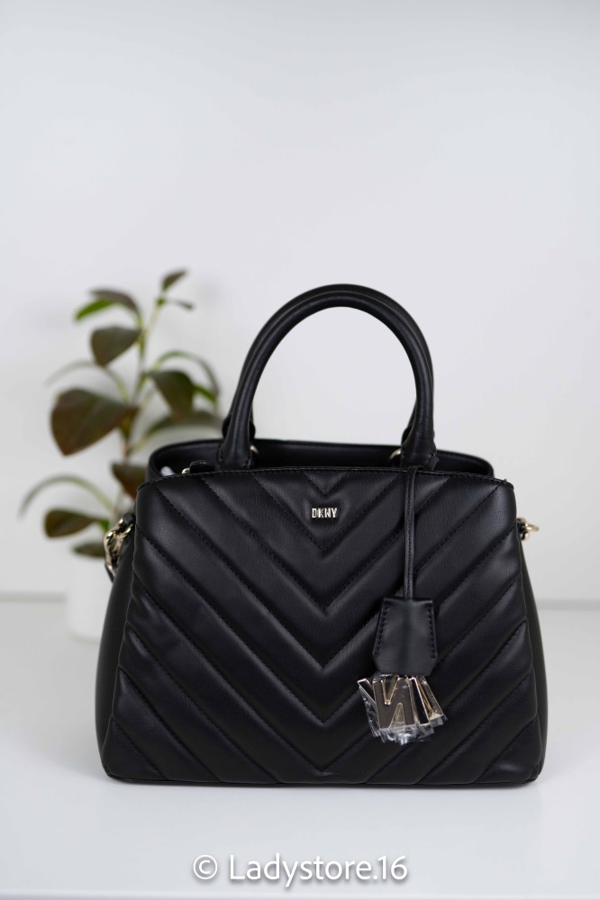 DKNY CHEVRON Leather Satchel