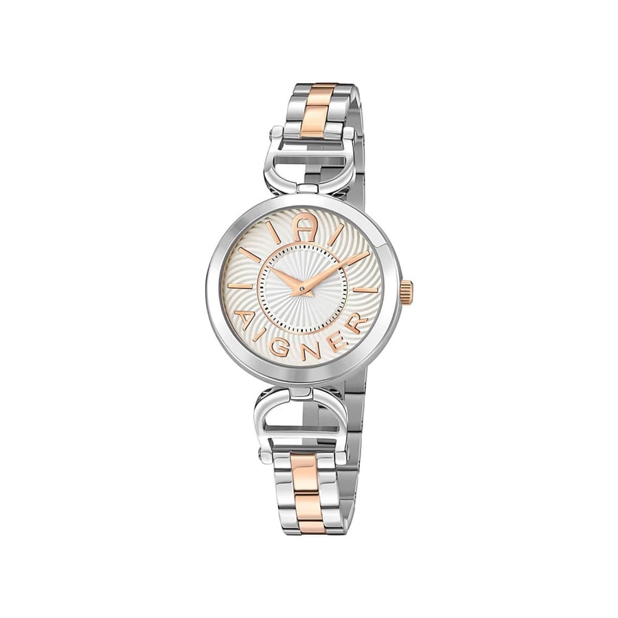Aigner LADIES' WATCH PAVIA SILVER-ROSEGOLD