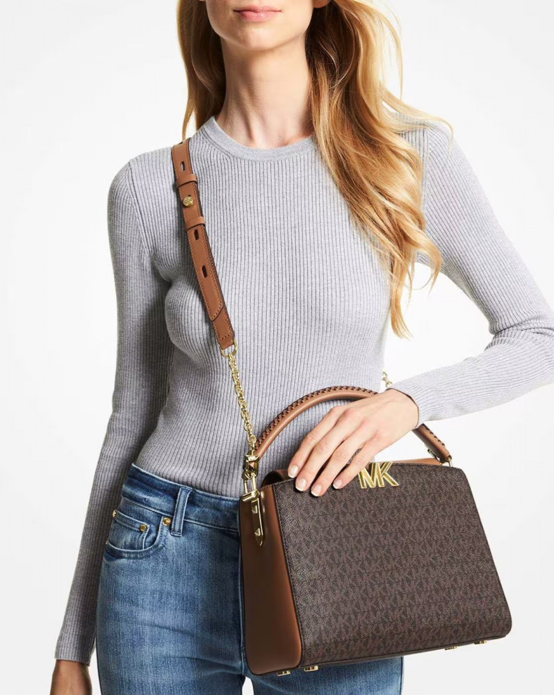 Michael Kors Karlie Medium Logo brown