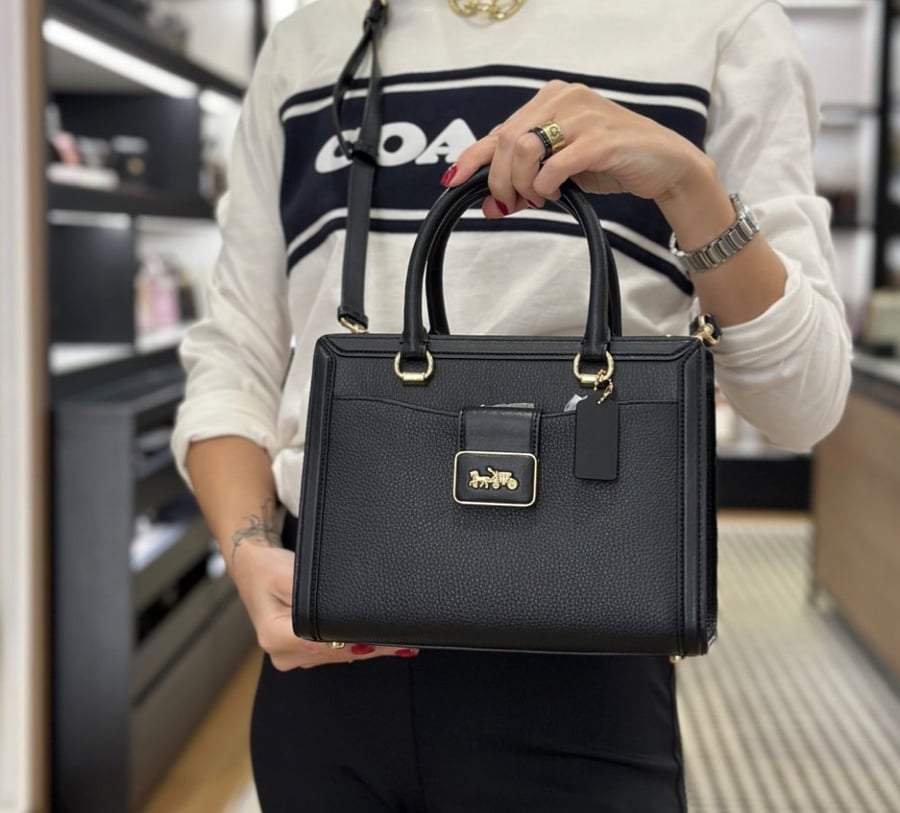 Coach Grace Carryall Satchel - أسود