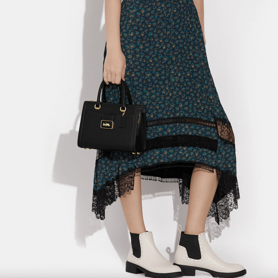 Coach Grace Carryall Satchel - أسود