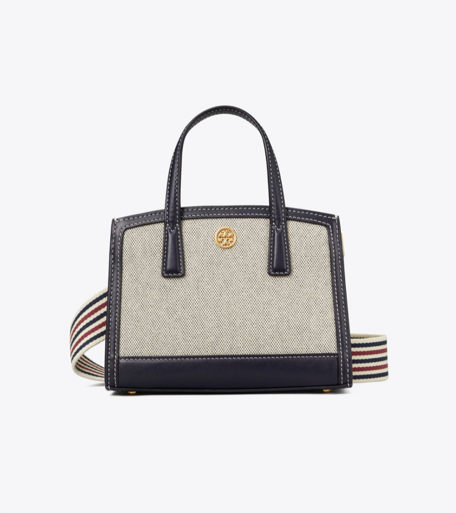Tory Burch WALKER CANVAS MICRO SATCHEL