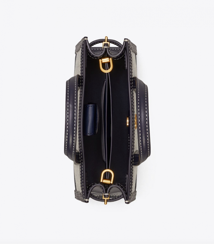 Tory Burch WALKER CANVAS MICRO SATCHEL