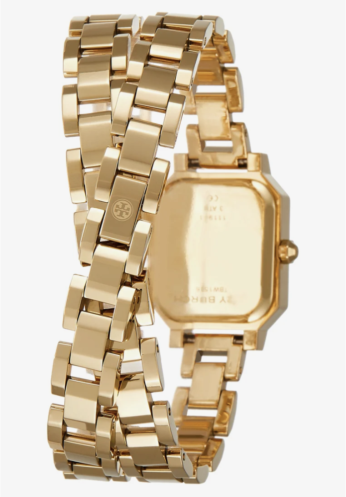 tory burch Gold and Navy Watch