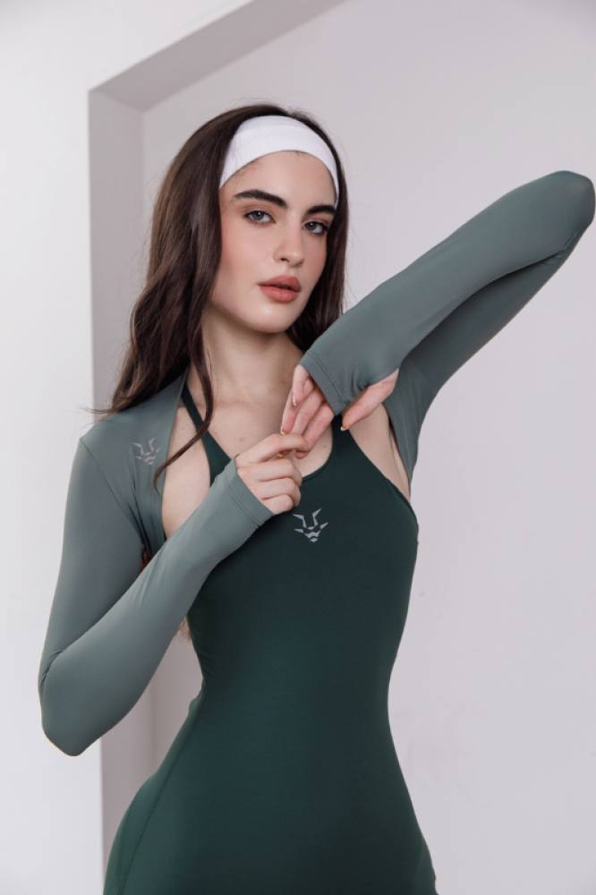 SHAPE SHRUG GREEN